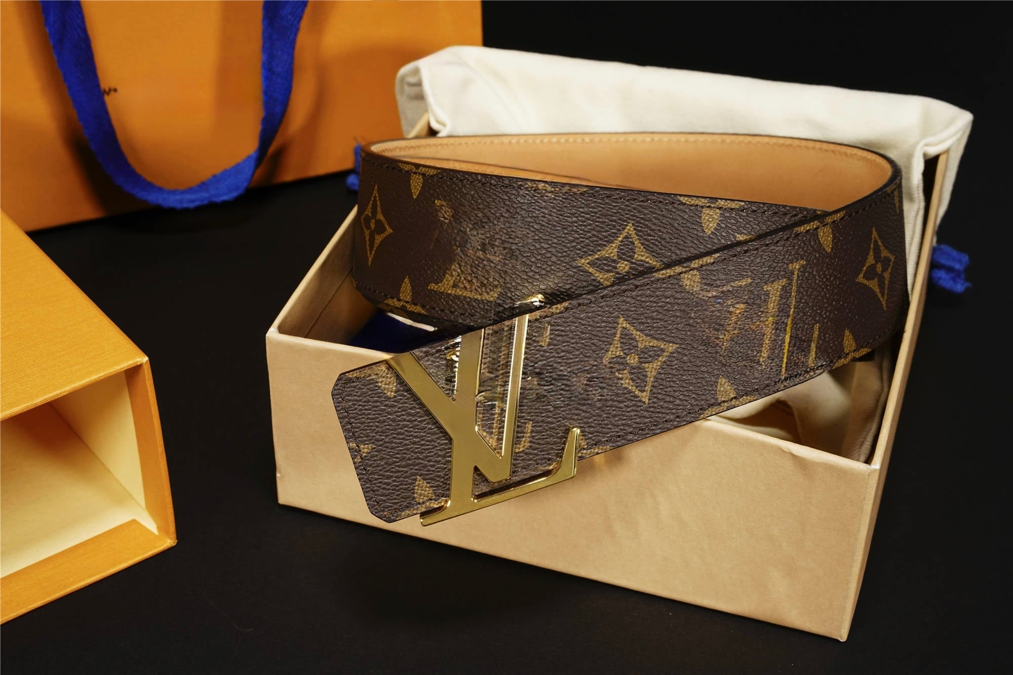 L Brown Monogram