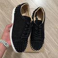 LOUB black Suede/White
