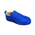 LOUB Blue Suede Spikes